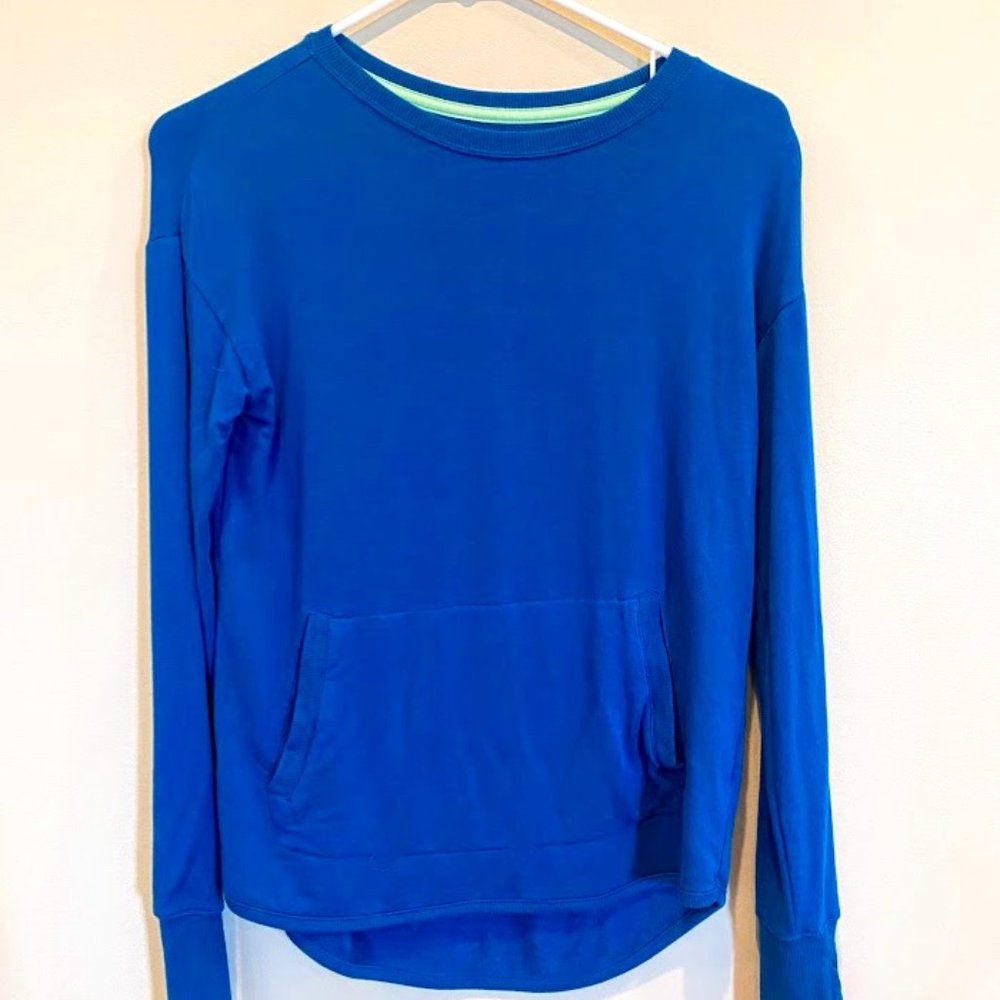 All In Motion Teal Large Long Sleeve Pullover